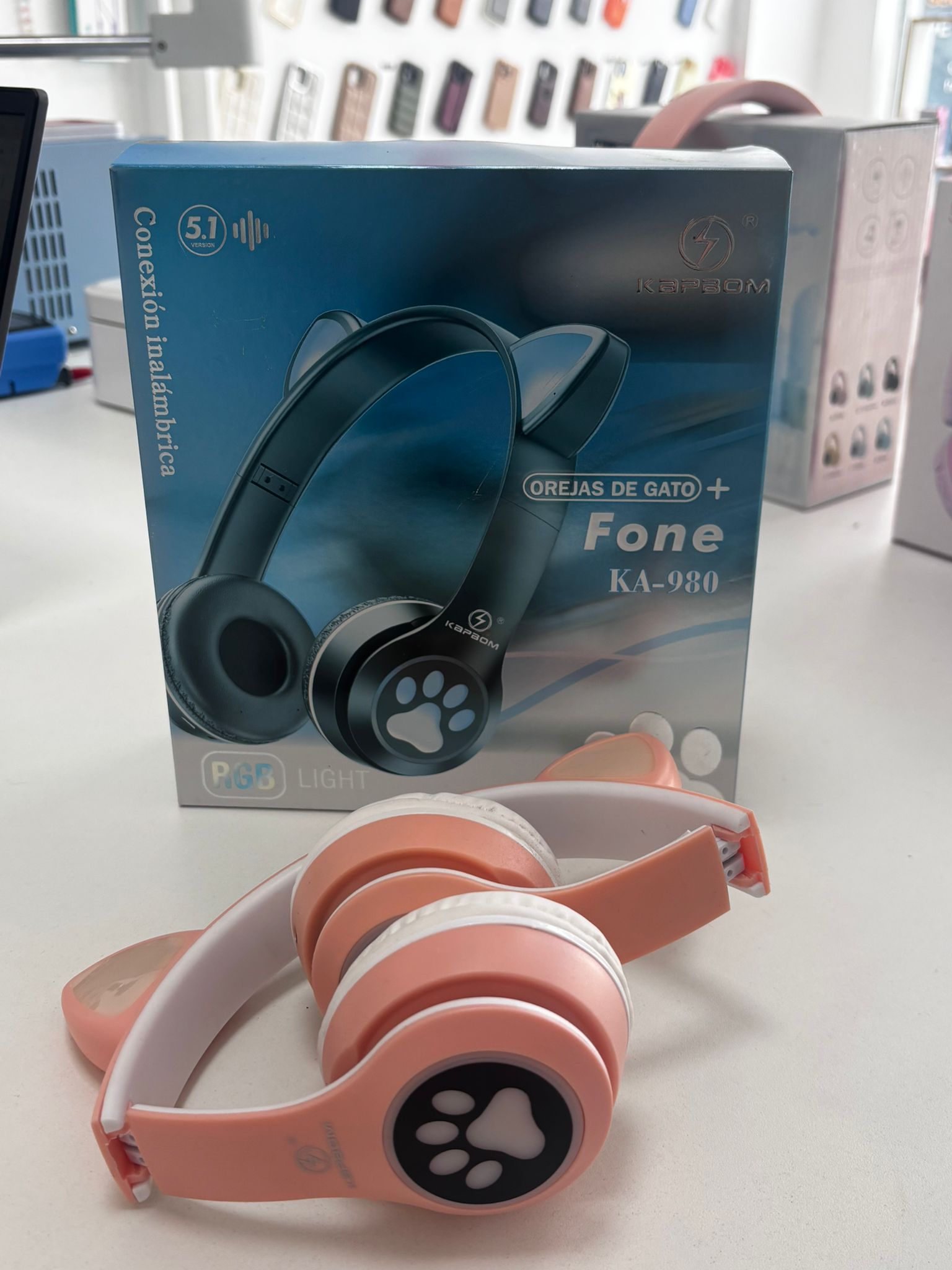 auriculares orejas de gato