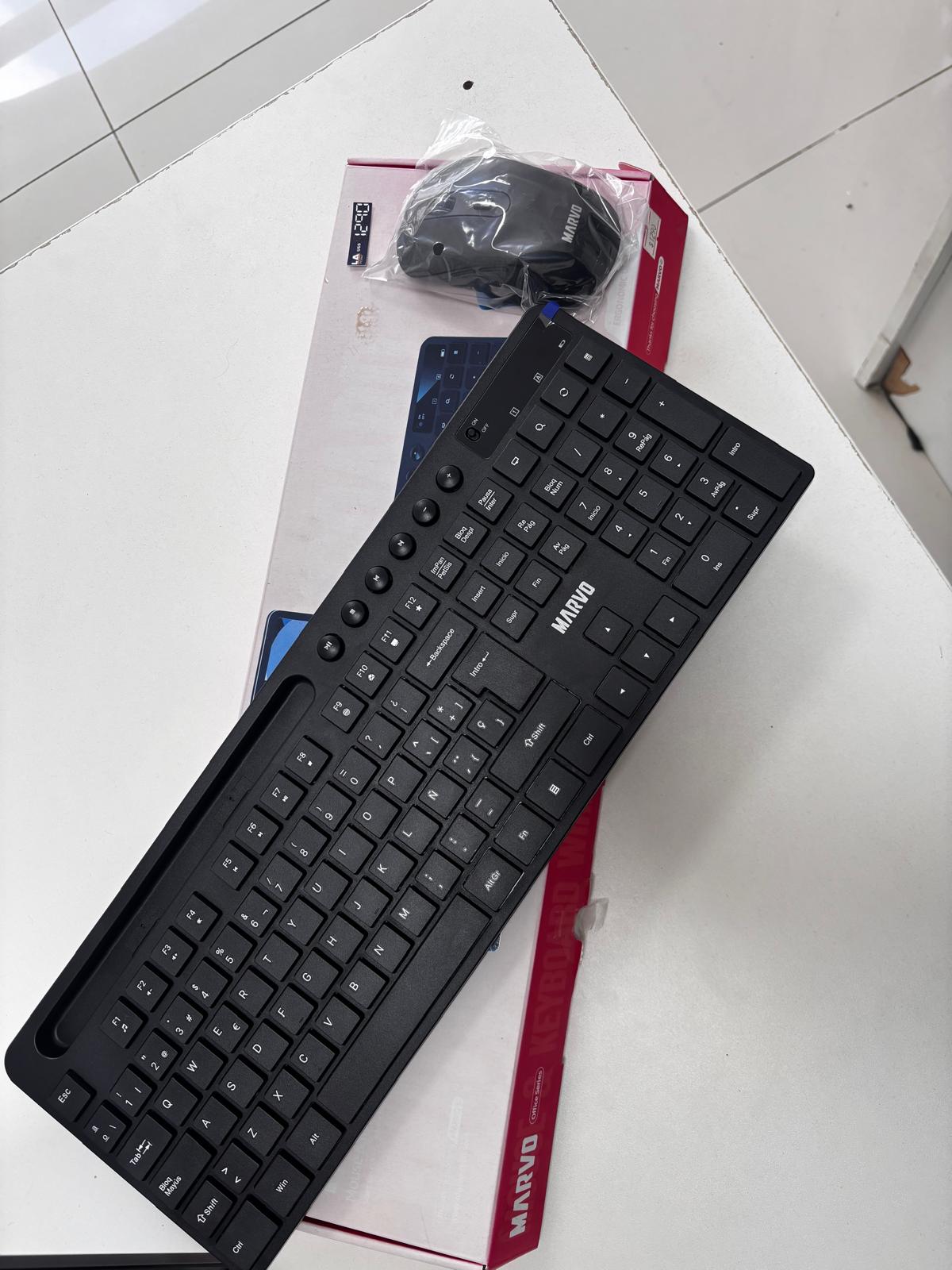 combo mouse y teclado con conexion bluetooth marca MARVO