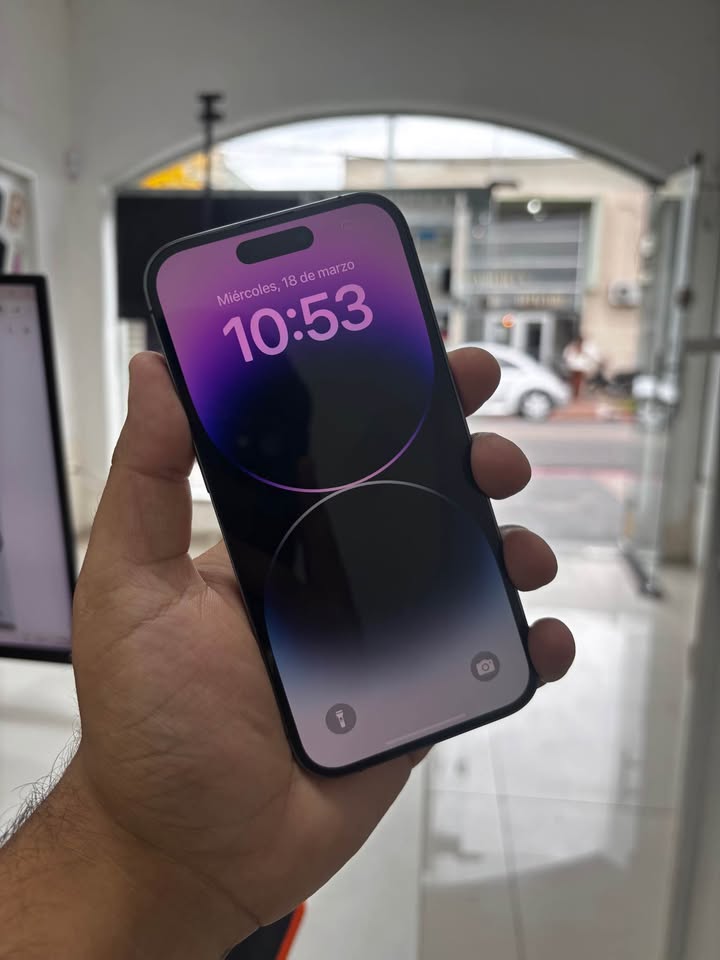 iPhone 14 Pro purpura de 512gb 🔋99% 6 meses de garantía