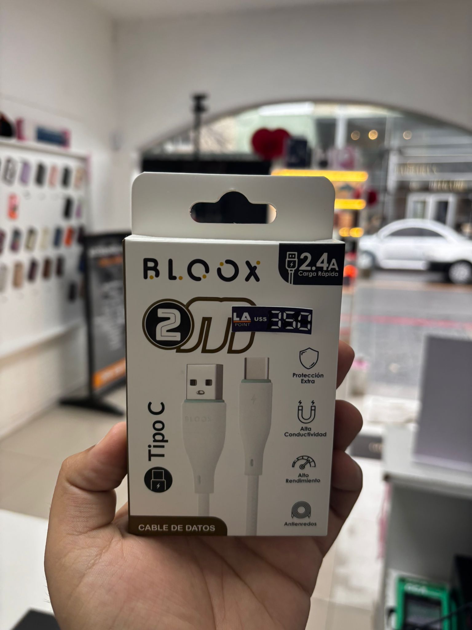 Cable de datos (DE USB A TIPO C) 2M