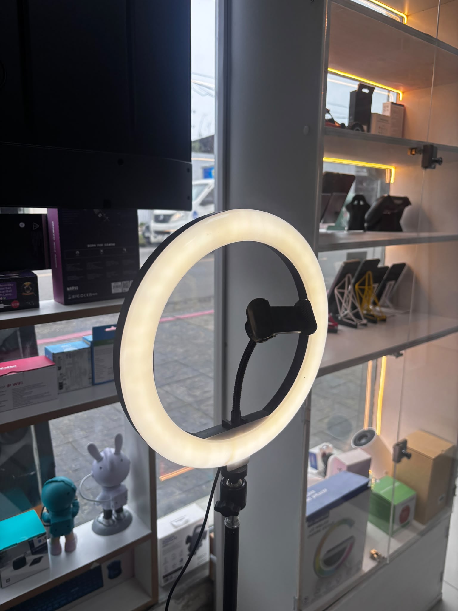 aro de luz + tripode de 26cm
